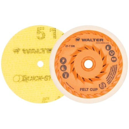 5 In. Quick-Step Instant Polish Disc